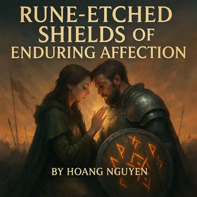 Rune-etched Shields of Enduring Affection: The Battlefield Healer and the Fallen Knight's Redemption: Forged in Blood-Rune and Healing Balm, a Shield That Guards Love Through War's Cruel Forge Mega Sale