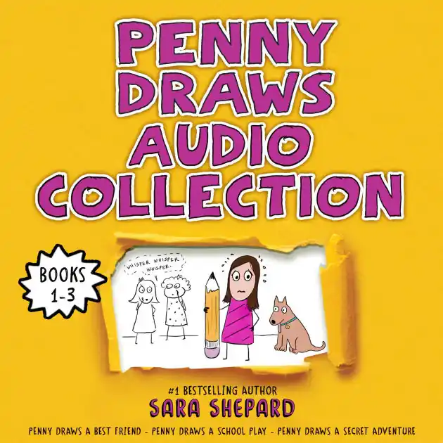 Free Shipping Penny Draws Audio Collection: Books 1-3: Penny Draws a Best Friend; Penny Draws a School Play; Penny Draws a Secret Adventure