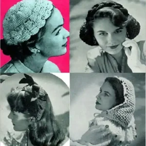 Vintage Crochet Patterns for Hats Seasonal Sale