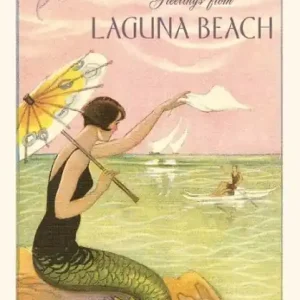 Limited Edition Vintage Journal Greetings from Laguna Beach