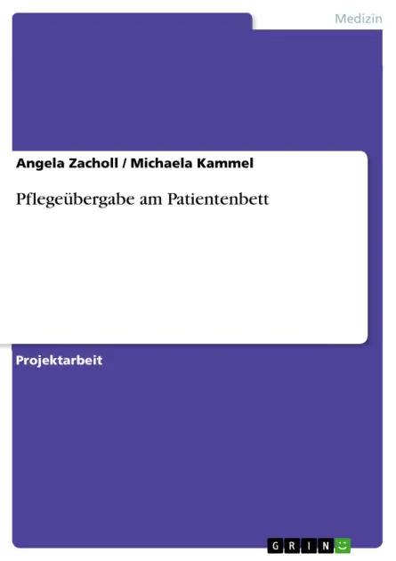 Wholesale Pflegeübergabe am Patientenbett
