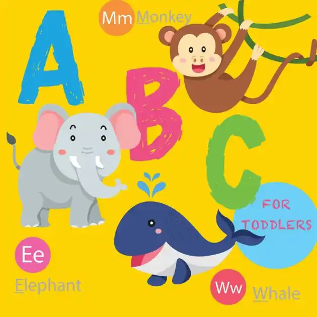 Original ABC For Toddlers: Animals Alphabet for Preschool Learning